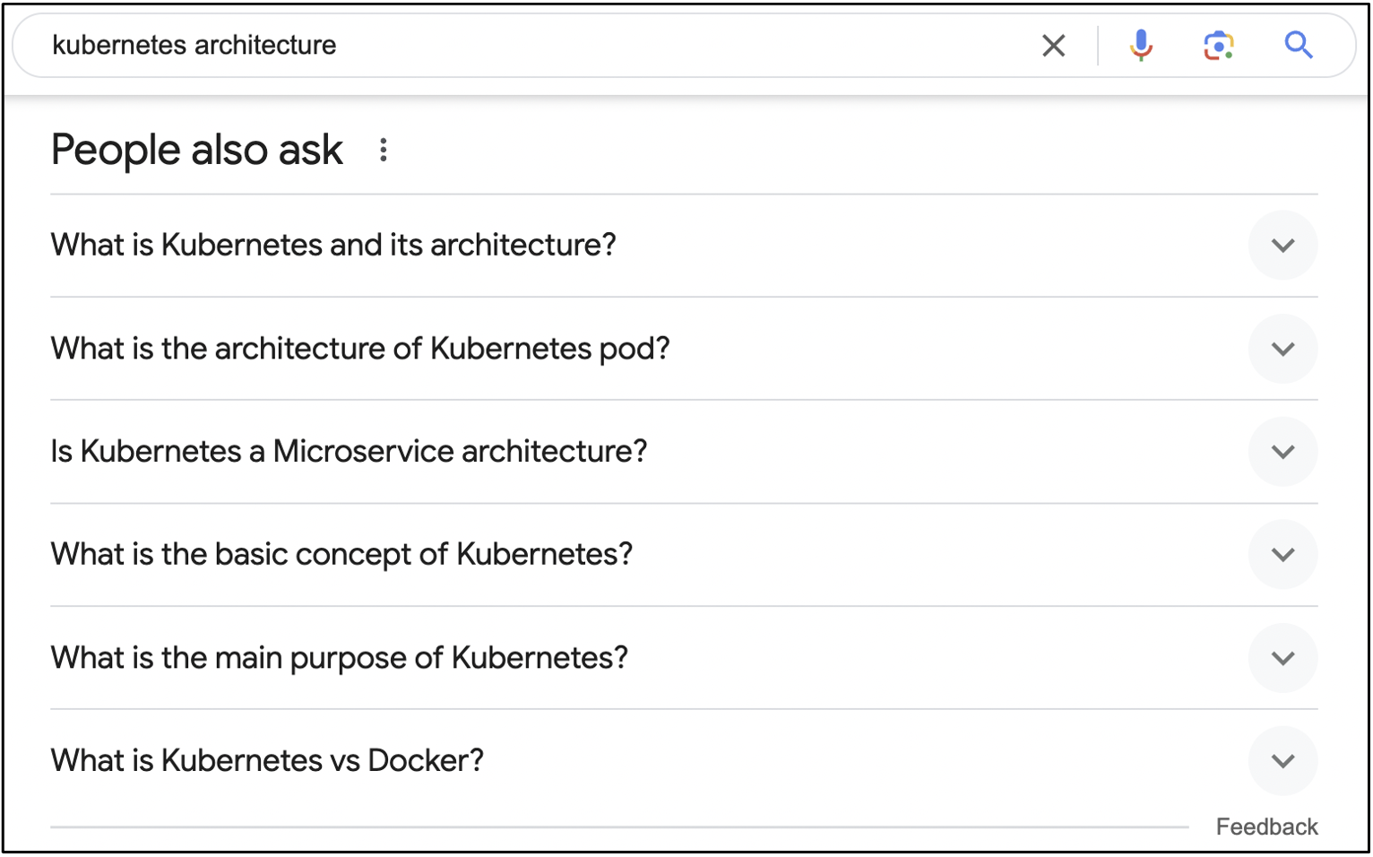Screenshot from search for (kubernetes architecture)